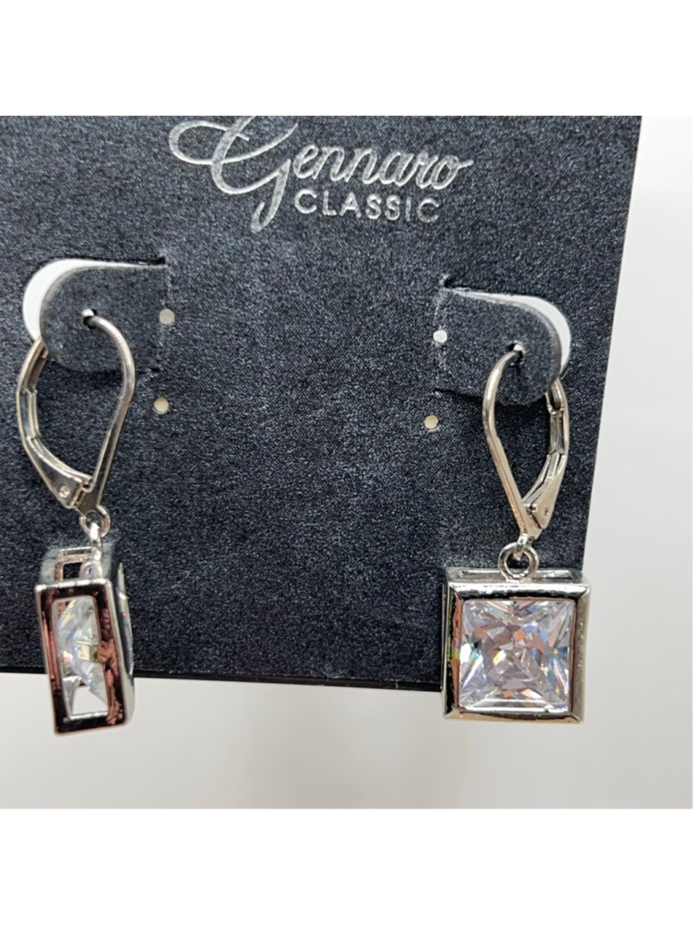 Gennaro crystal dangle earrings